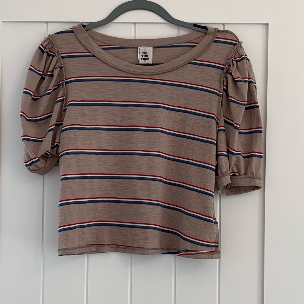Free People Striped Tee